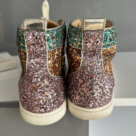 ✨Host Pick ✨Christian Louboutin Bip Bip Glitter Womens Orlato Flat - Picture 5 of 7